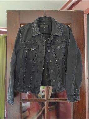 Blank NYC Women's Black Denim Jacket